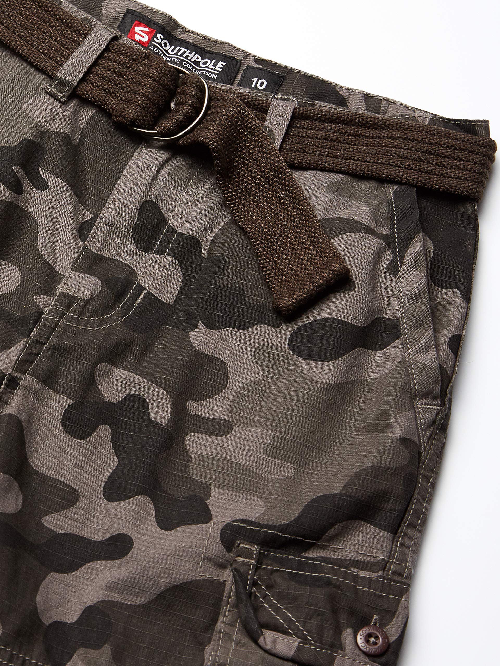 Southpole Boys' Belted Ripstop Basic Cargo Shorts - Image 3