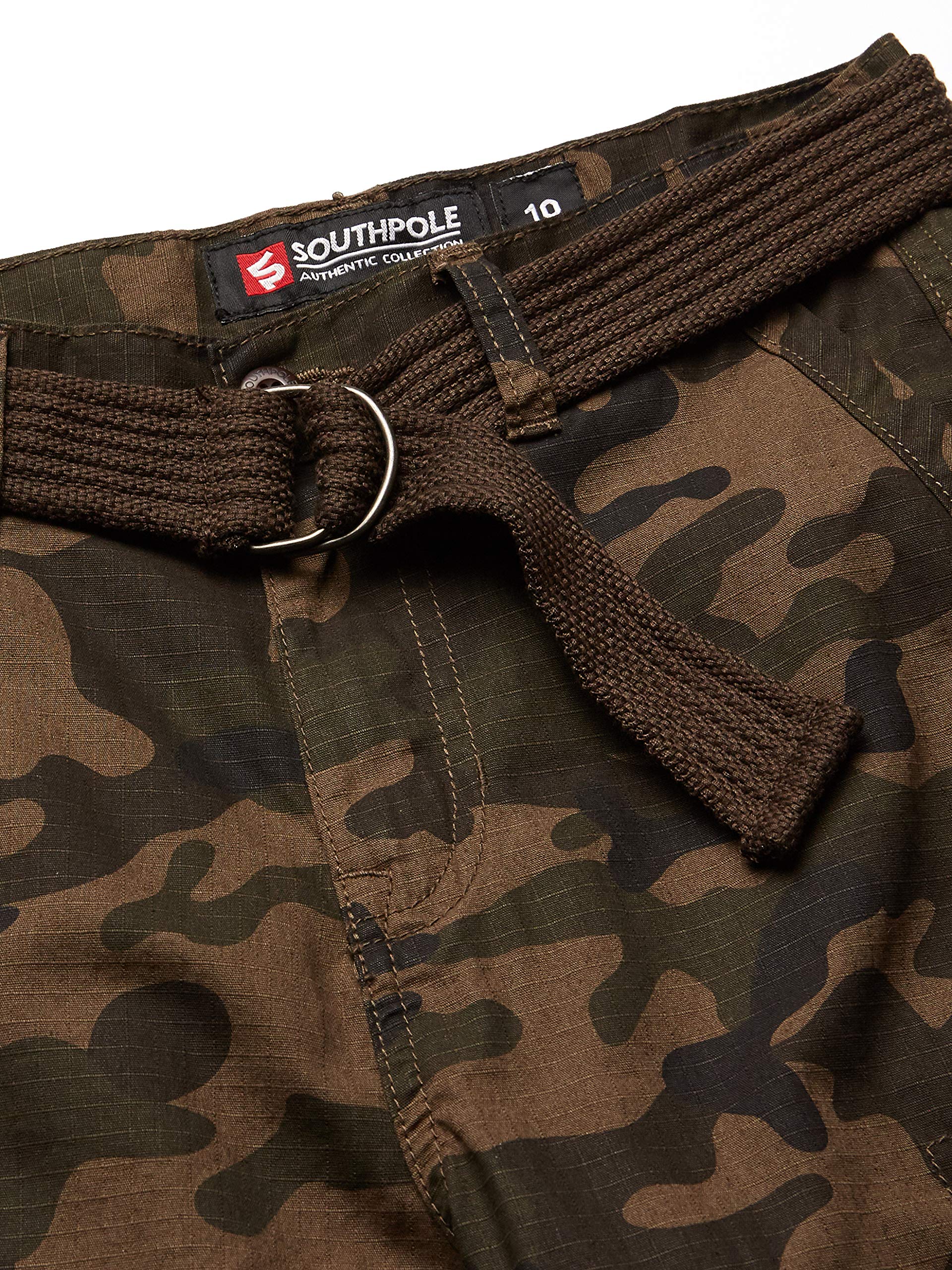 Southpole Boys' Belted Ripstop Basic Cargo Shorts - Image 3