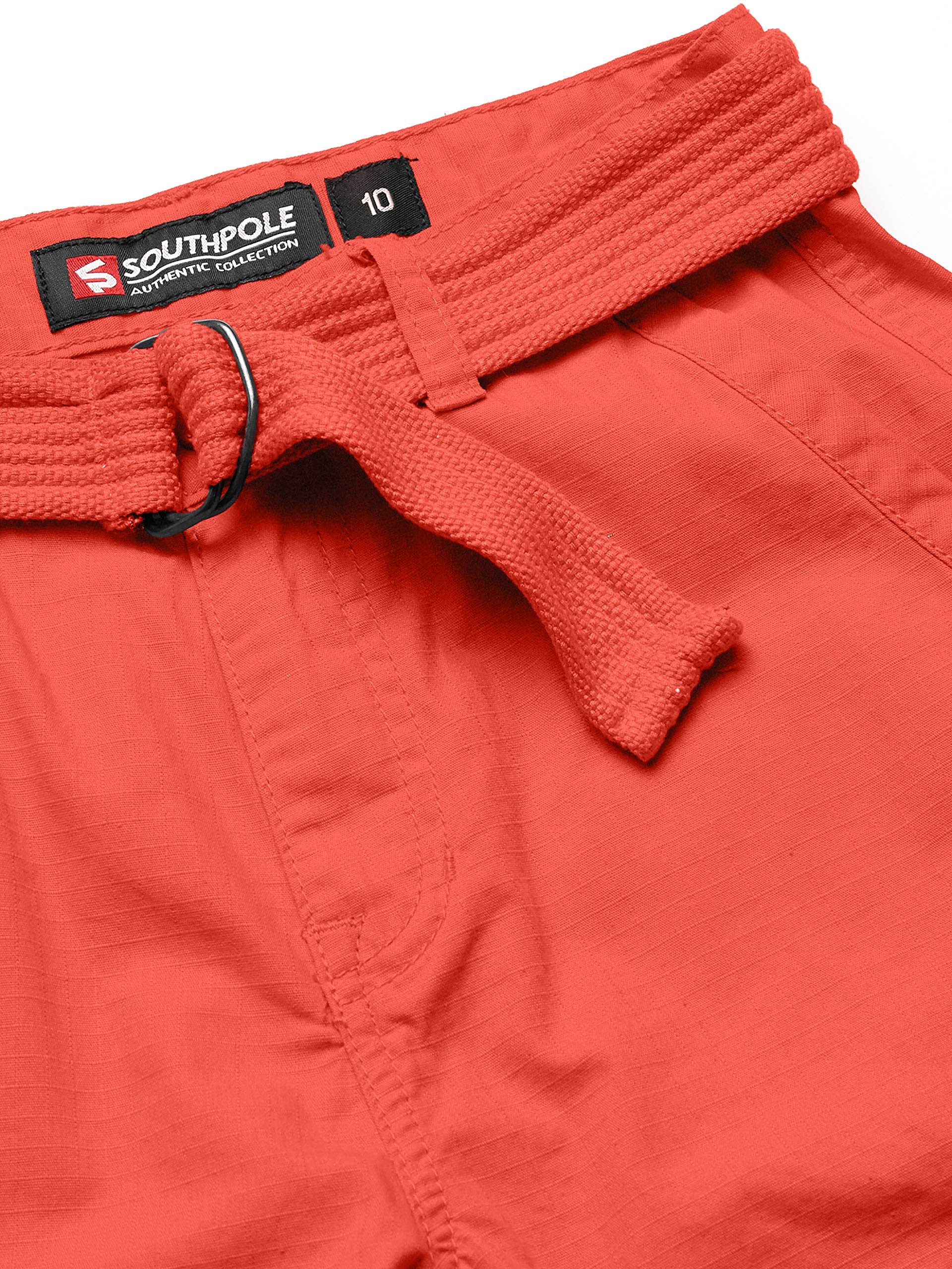 Southpole Boys' Belted Ripstop Basic Cargo Shorts - Image 3