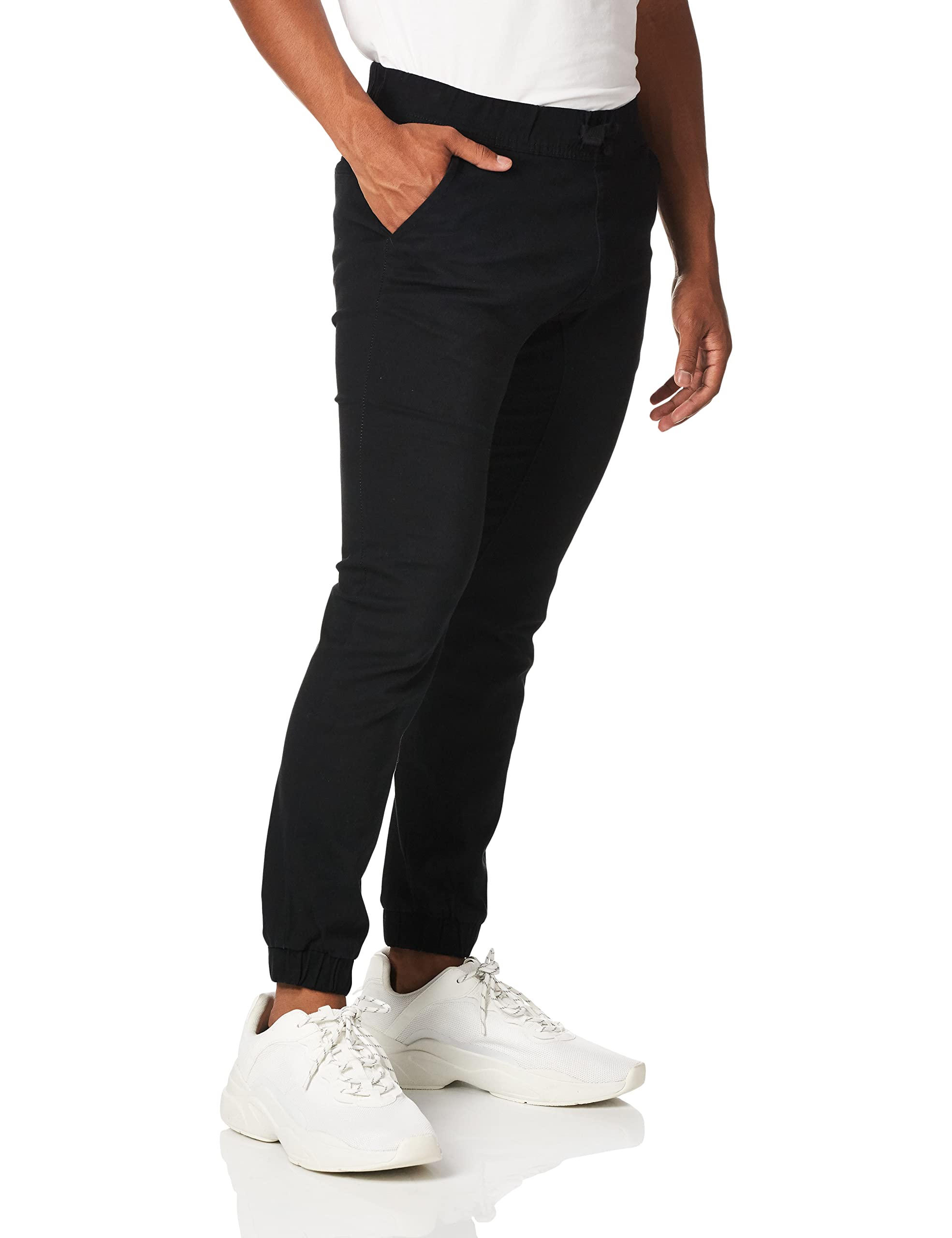 Southpole Boys Twill Jogger Pants in Basic Stretch Twill Fabric - Image 4