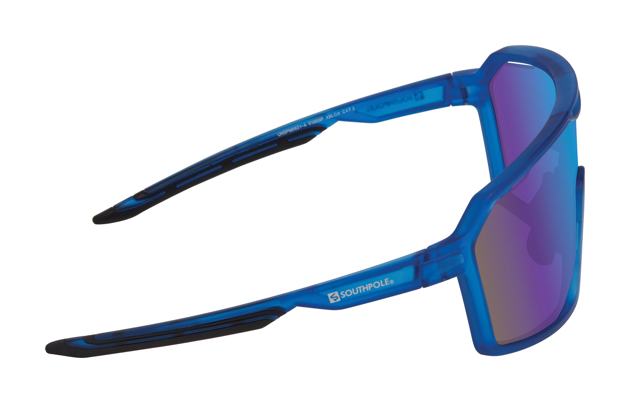 Southpole Men's 5106SP BLKGY Oversized Sunglasses, Black/Grey, One Size - Image 4