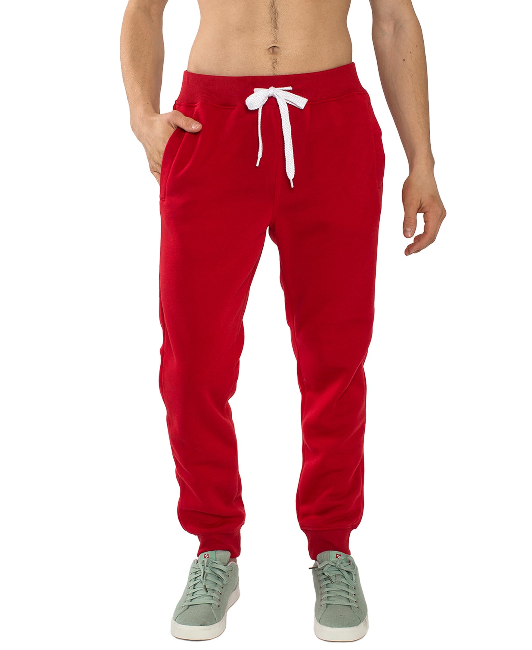 Southpole Men's Marled Fleece Sweatpants - Regular and Big & Tall Sizes - Image 5