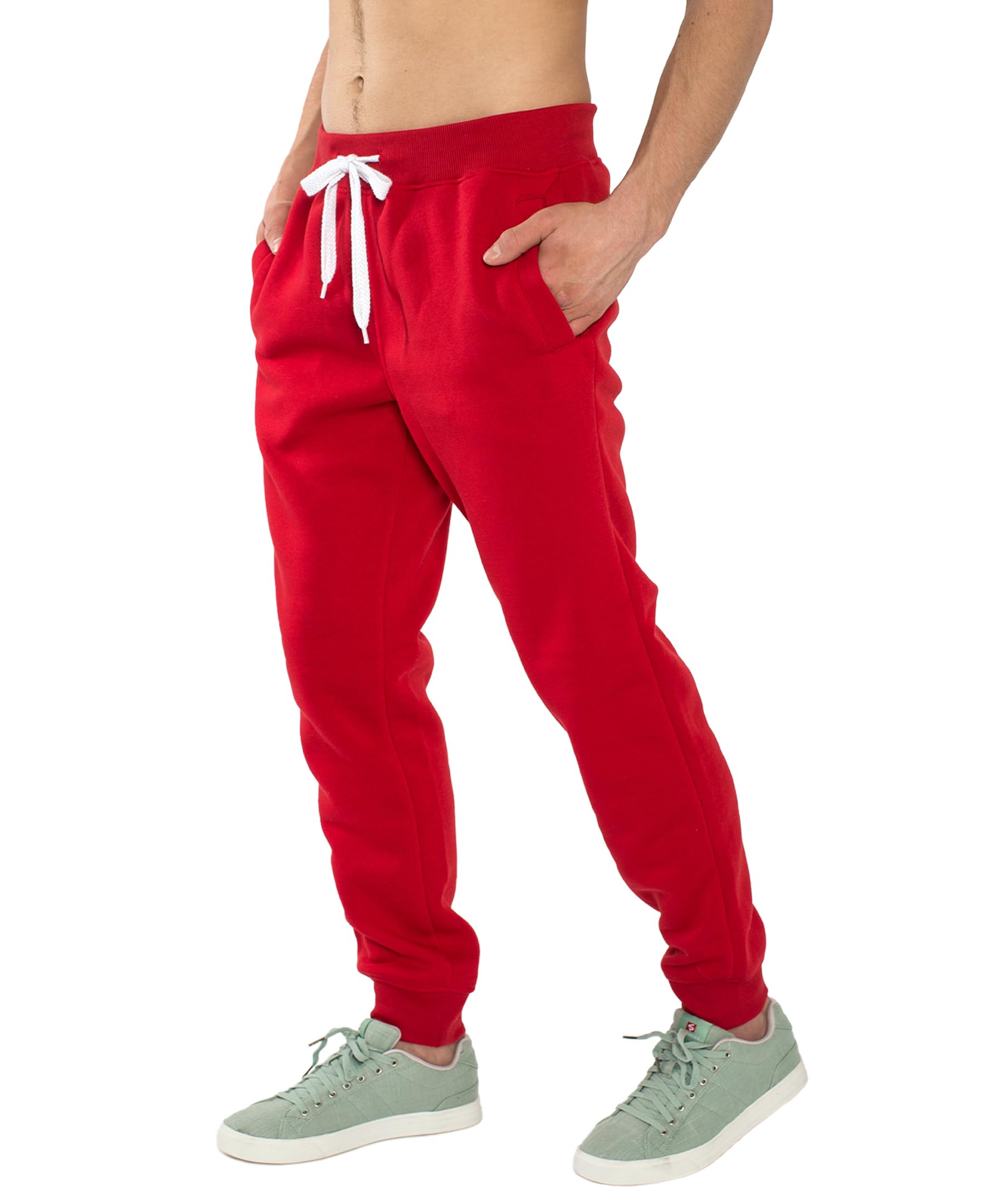 Southpole Men's Marled Fleece Sweatpants - Regular and Big & Tall Sizes - Image 7