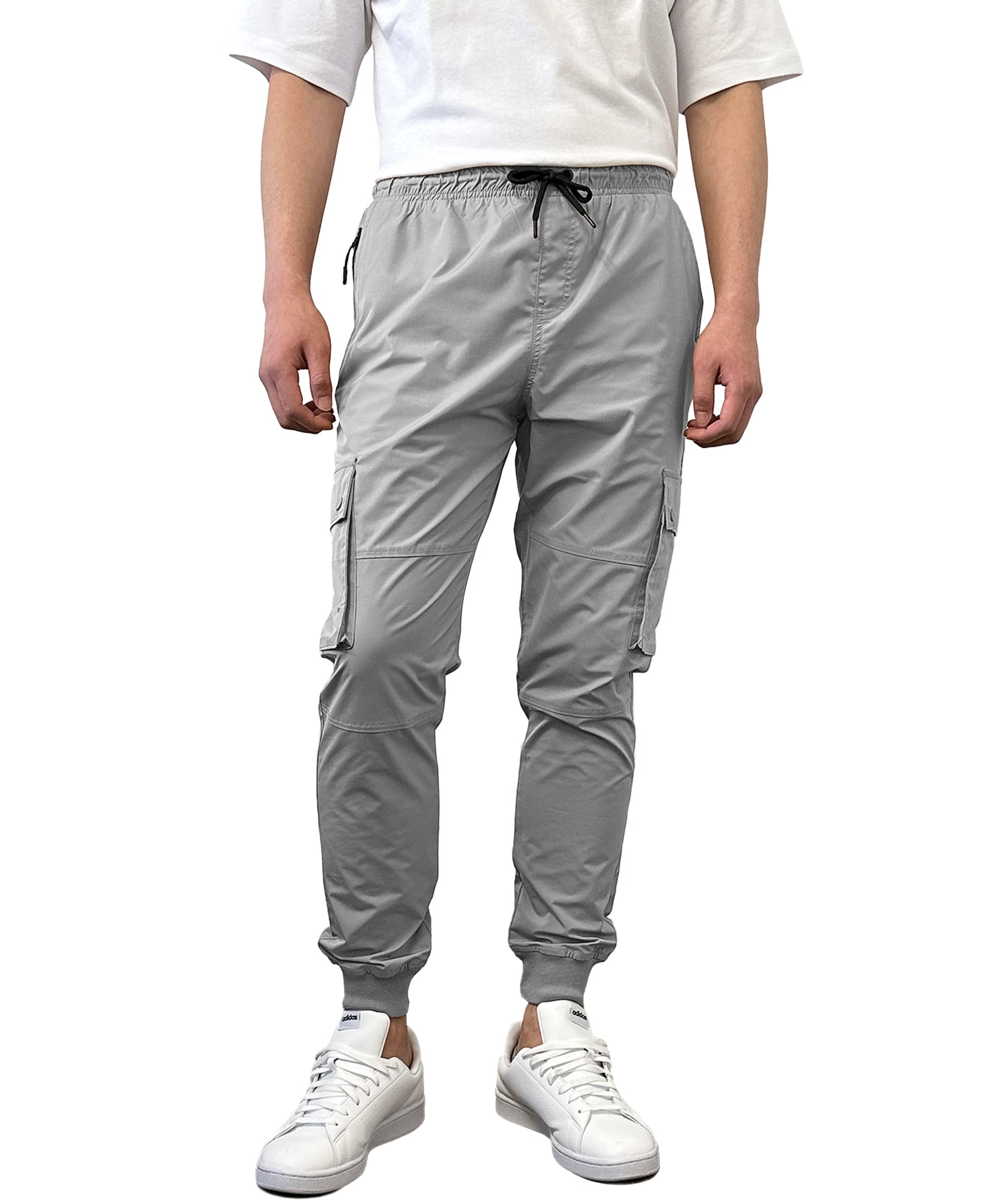 Southpole Mens Lightweight Quick Dry Cargo Nylon Jogger Pants - Image 3