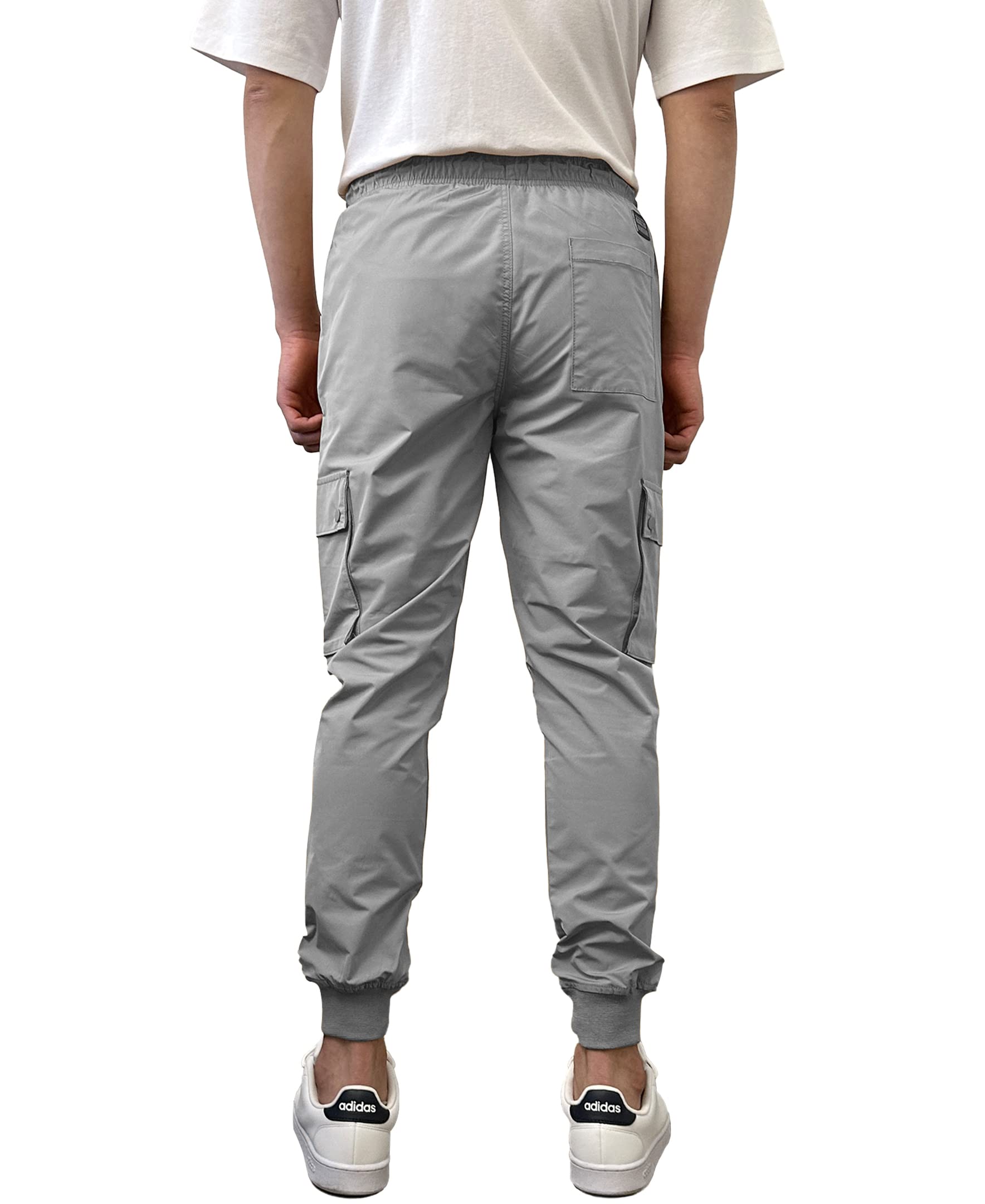 Southpole Mens Lightweight Quick Dry Cargo Nylon Jogger Pants - Image 4