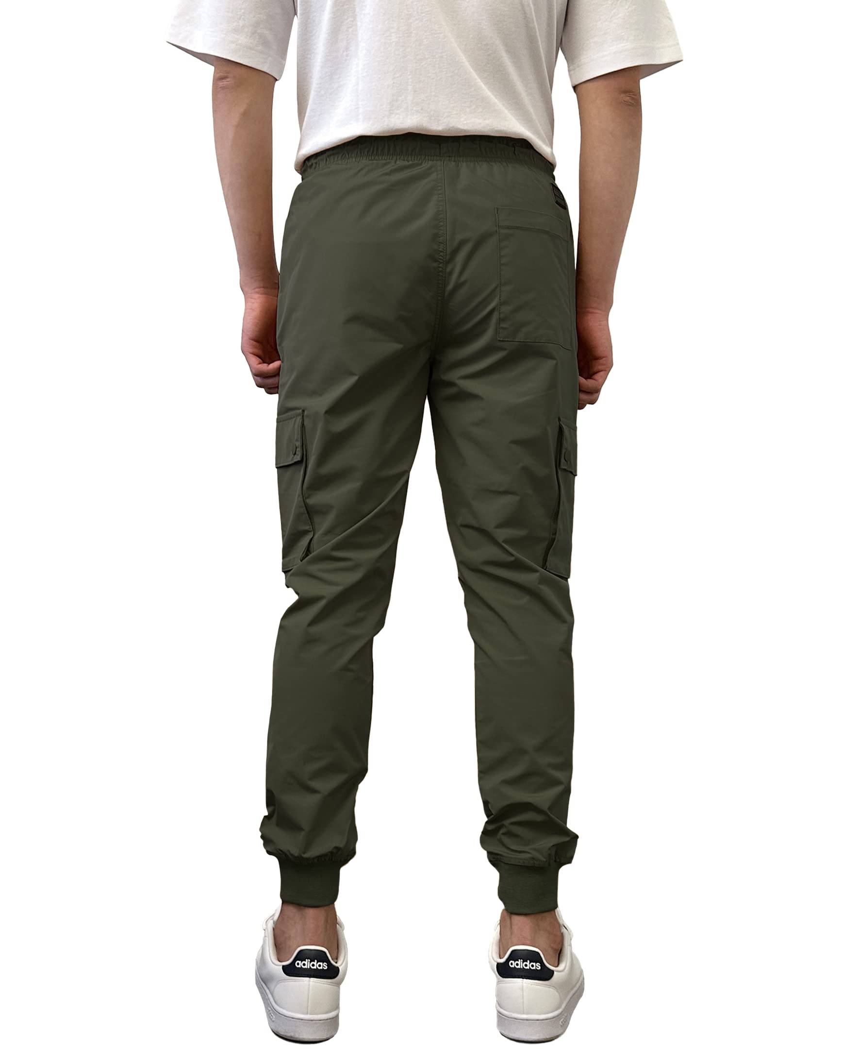 Southpole Mens Lightweight Quick Dry Cargo Nylon Jogger Pants - Image 4