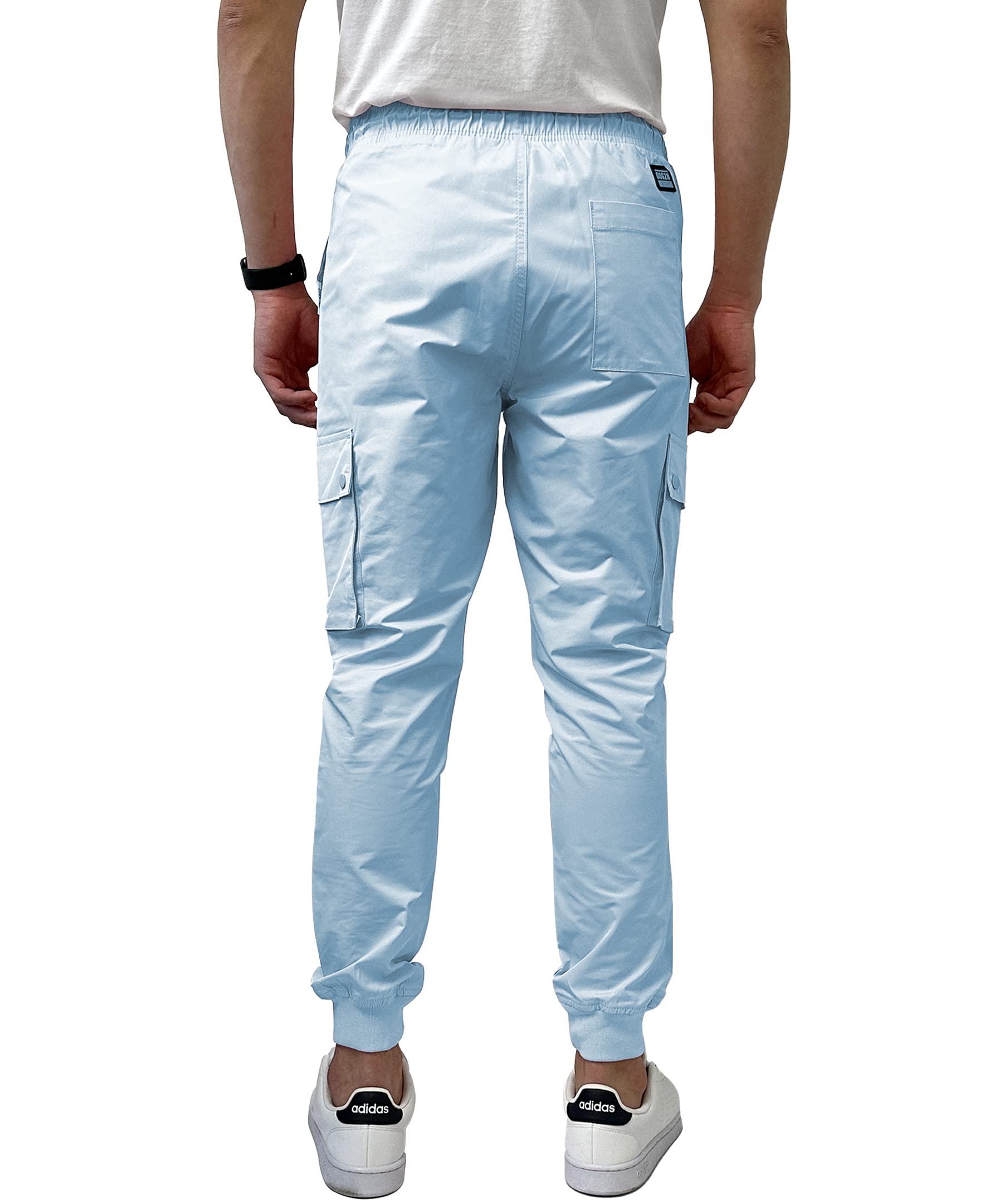 Southpole Mens Lightweight Quick Dry Cargo Nylon Jogger Pants - Image 4