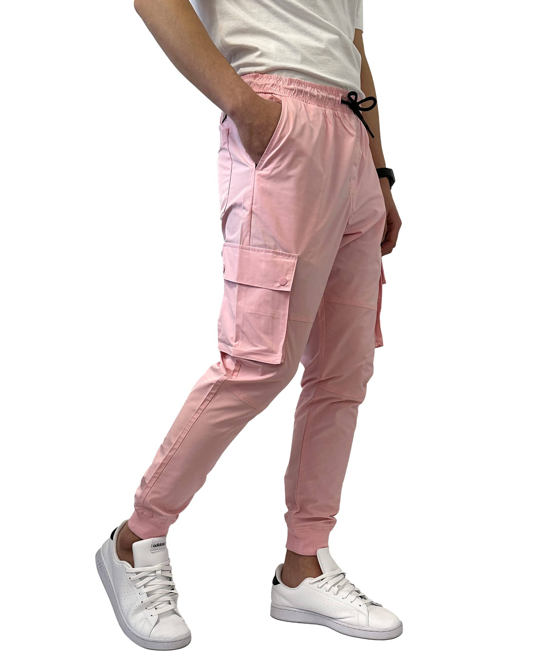 Southpole Mens Lightweight Quick Dry Cargo Nylon Jogger Pants - Image 3