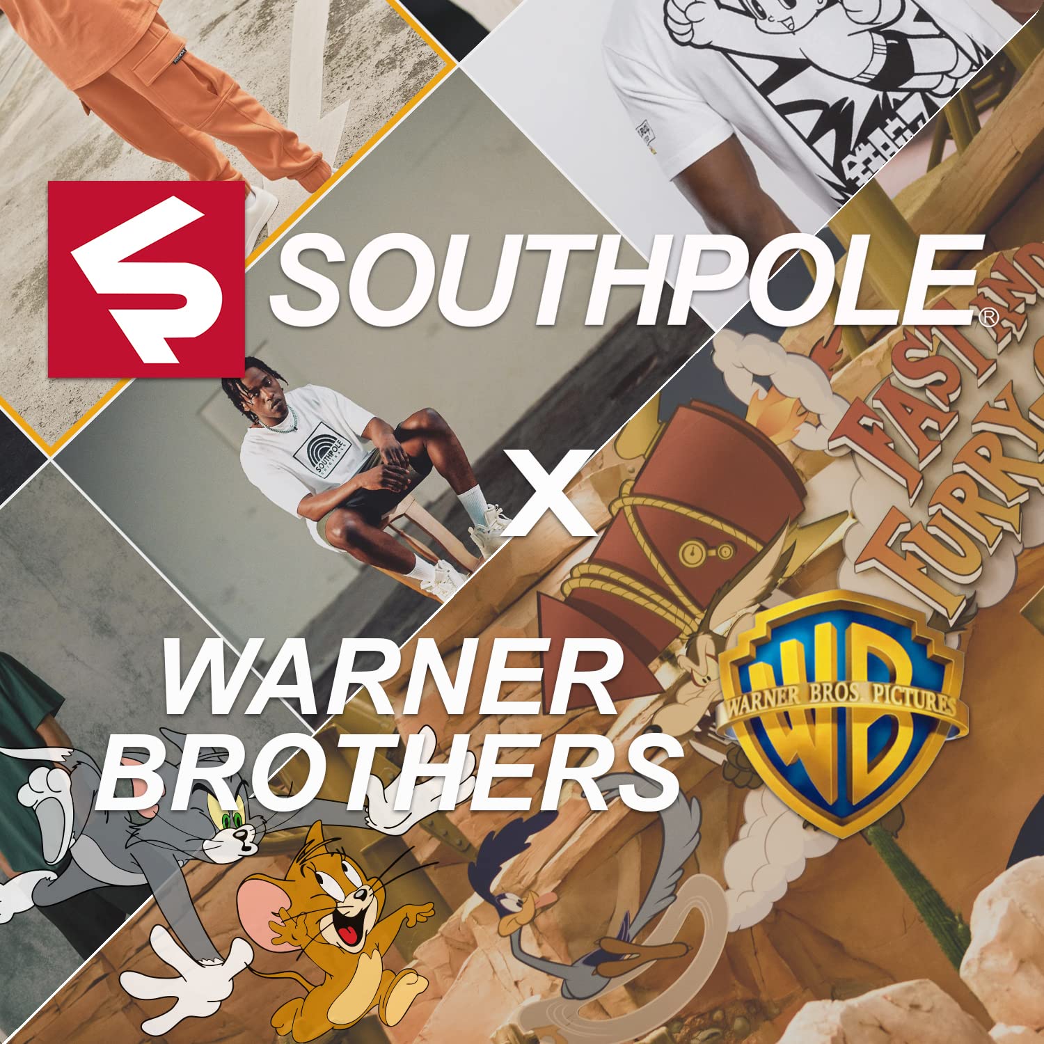 Southpole Mens Tom and Jerry T-shirtT-Shirt - Image 3