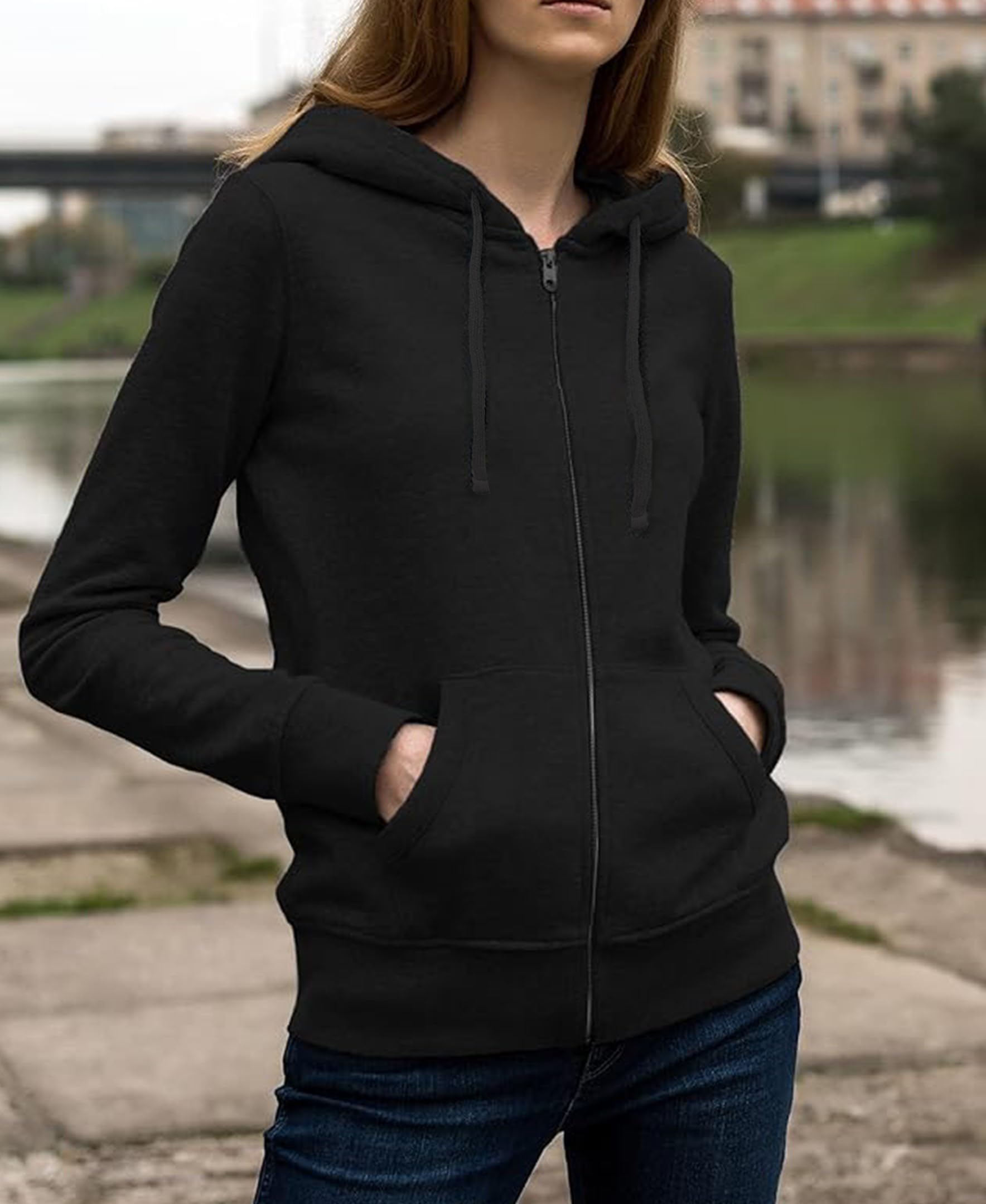 Southpole Women's Women's Fleece Full Zip-up Hoodie - Image 3