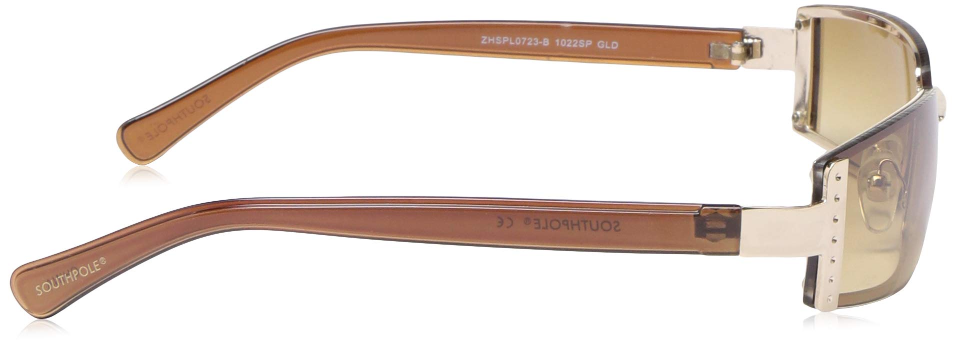 Southpole womens 1022sp Slim Retro Metal Uv400 Protective Rectangular Sunglasses. Cool Gifts for Her, 51mm Rectangular Sunglasses - Image 3