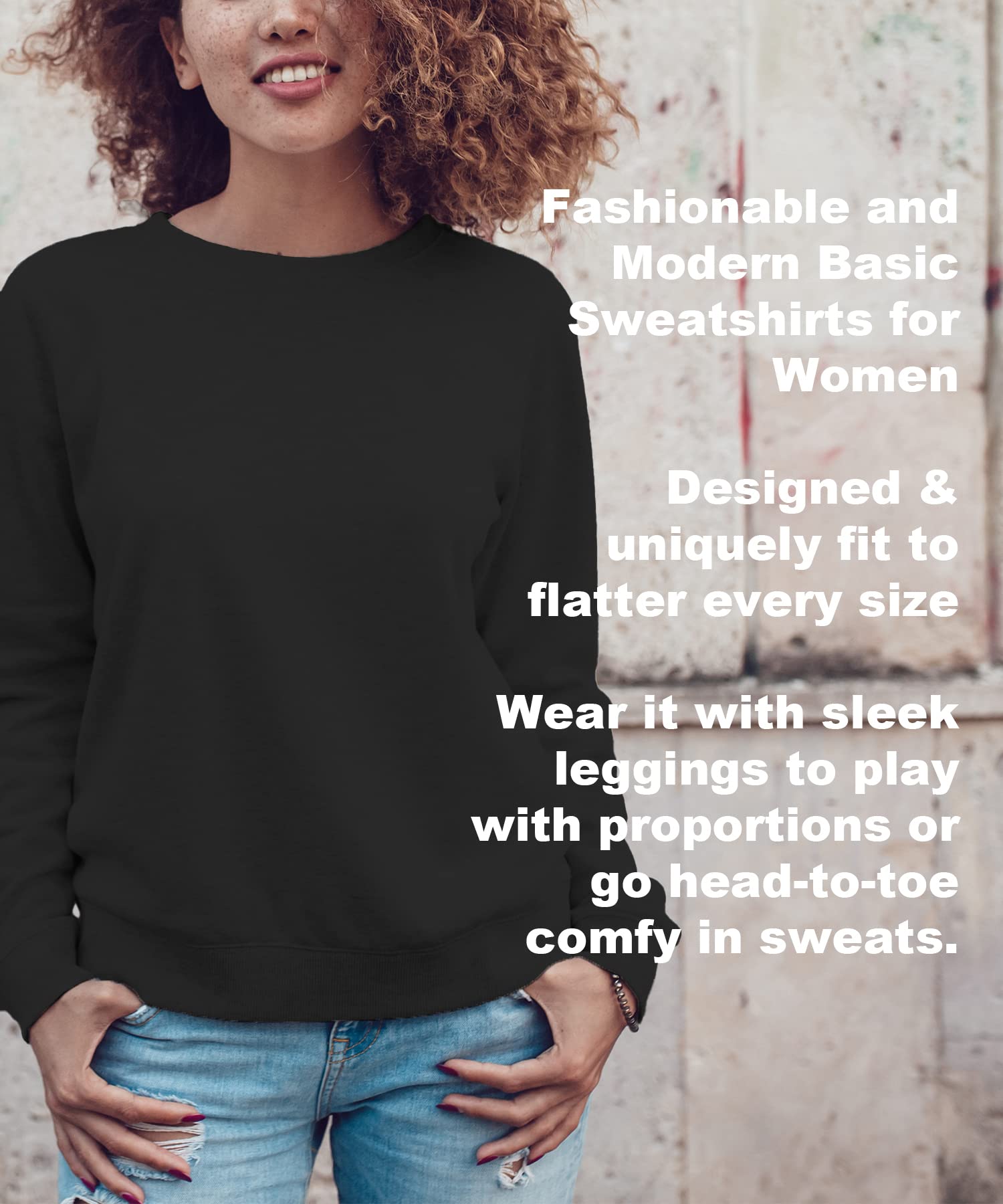 Southpole womens Basic Fleece CrewneckSweatshirt - Image 4