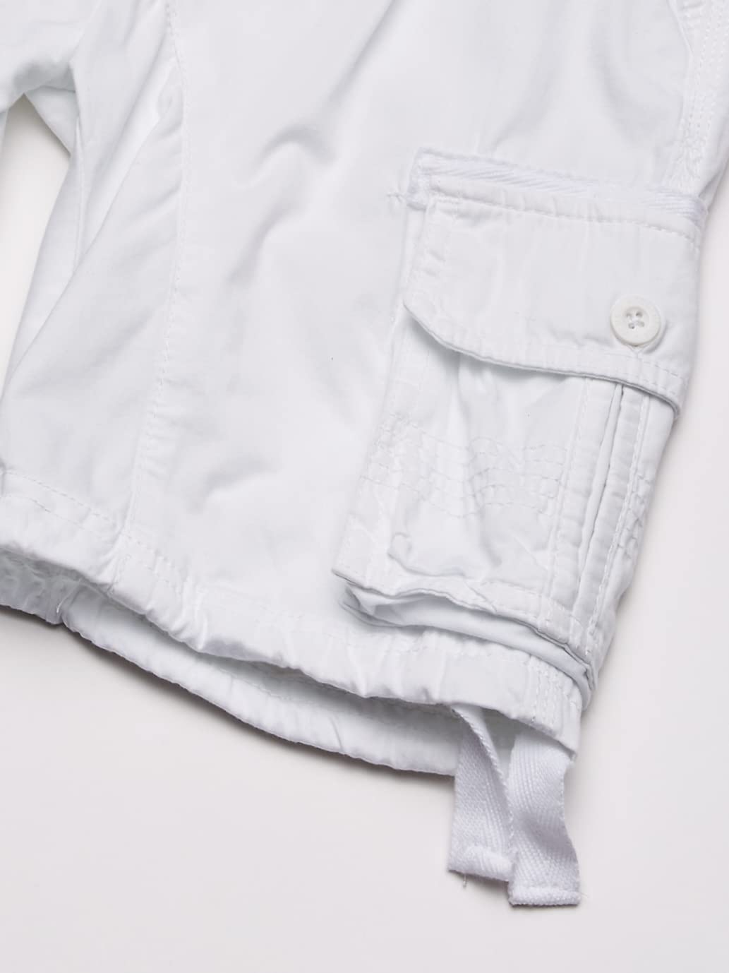 Twill Cargo Jogger Shorts in Solid and Camo Colors - Image 4