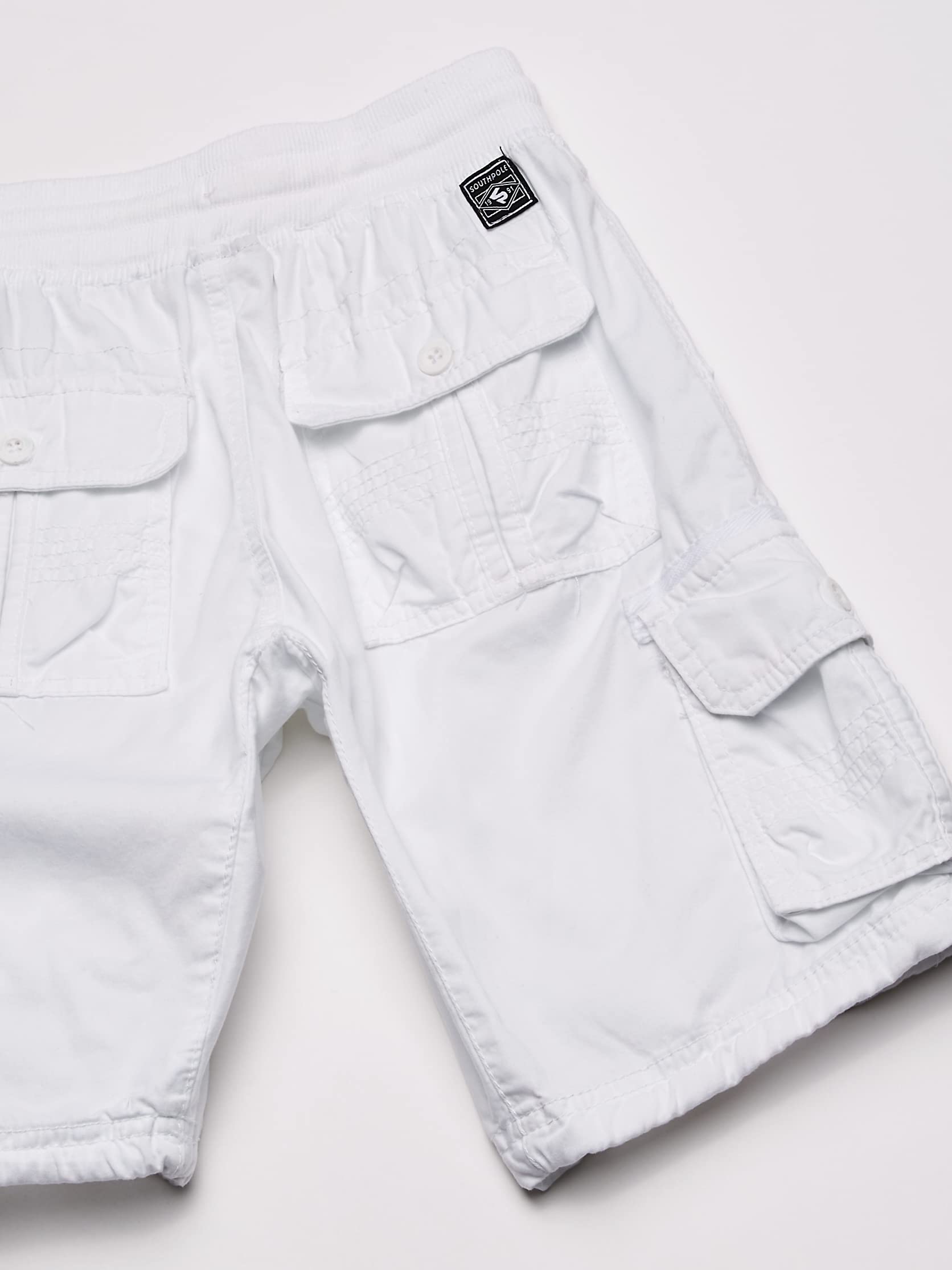 Twill Cargo Jogger Shorts in Solid and Camo Colors - Image 5