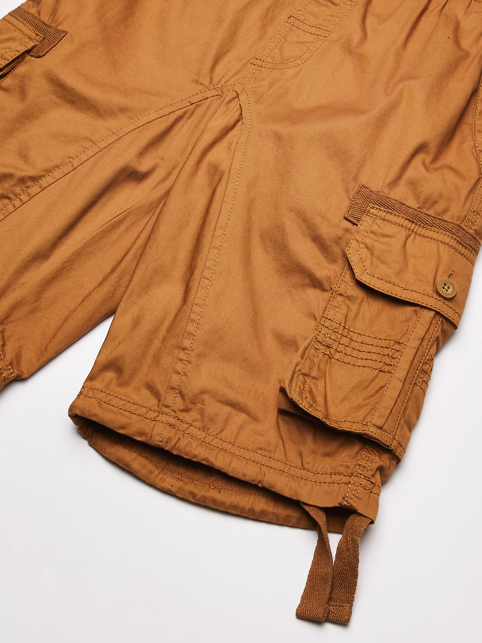 Twill Cargo Jogger Shorts in Solid and Camo Colors - Image 4